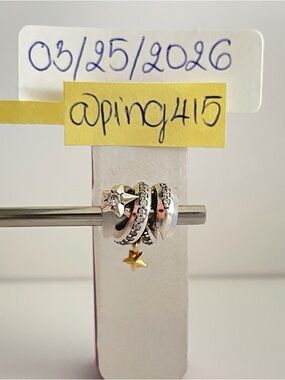 Pandora Shooting Star Spiral Charm